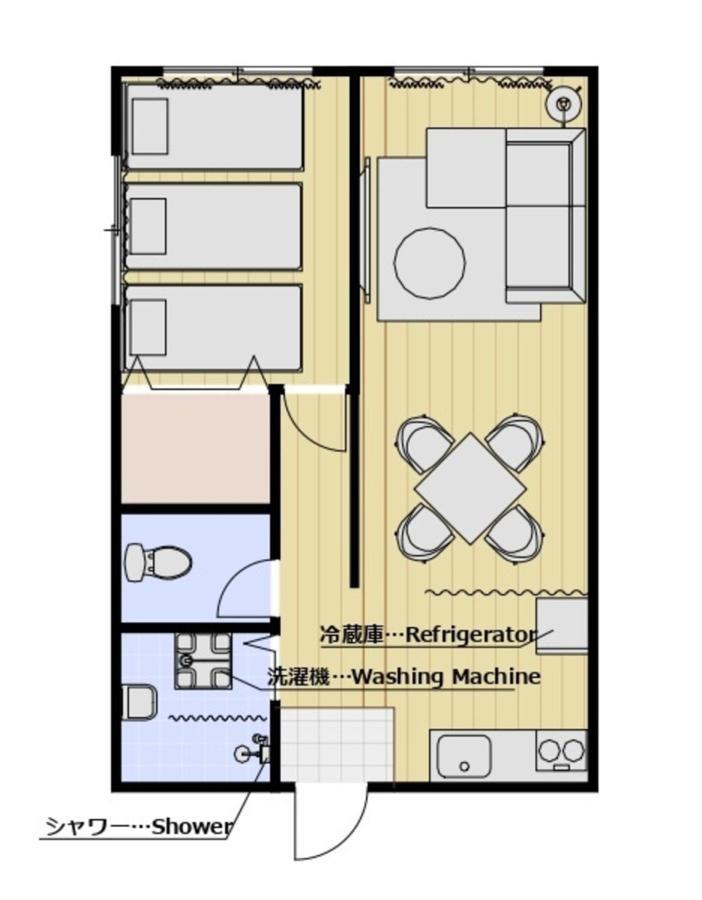 Type C Room 40平米 -ウル エスポワール那覇- Kume Εξωτερικό φωτογραφία